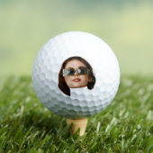 Afbeelding golfbal, golfbal met gezicht, foto golfballen (Insitu Shirt)