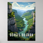 Afbeelding Gorges du Tarn - Frankrijk Poster (Voorkant)