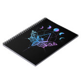 Afbeelding Gothic Moon Moth Crescent Geometry Notitieboek (Linkerzijde)