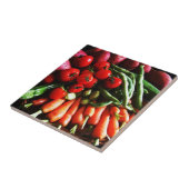 Afbeelding groenten en fruit tegeltje (Zijkant)