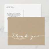 Afbeelding handgeschreven script voor katoen - Dan Briefkaart (Voorkant / Achterkant)