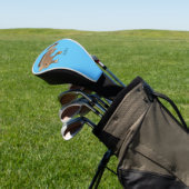 Afbeelding handvis cartoon golfheadcover (Insitu)