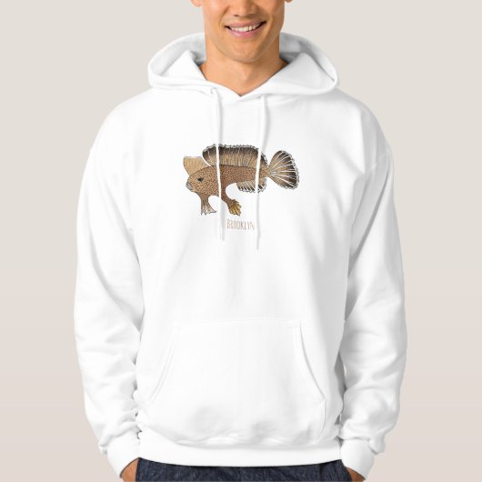 Afbeelding handvis cartoon hoodie (Voorkant)