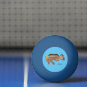 Afbeelding handvis cartoon pingpongbal (Net)