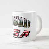 Afbeelding Hawaii en Vlagtekst VS Grote Koffiekop (Voorkant rechts)