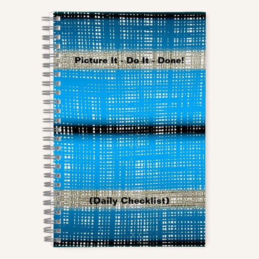 Afbeelding het - doe het - klaar! (dagelijkse chec notitieboek (Voorkant)