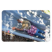 "Afbeelding het" gepersonaliseerde fotomagneet Magneet (Horizontaal)