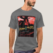Afbeelding het Man en de Stempels Ontwerp Rode Hoe T-shirt (Voorkant)