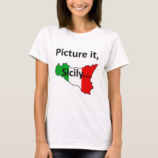 Afbeelding het, Sicilië Girls T-Shirt