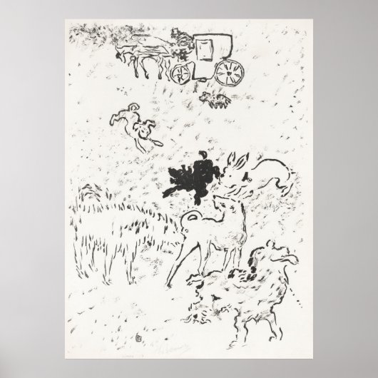 Afbeelding honden poster (Voorkant)