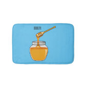 Afbeelding honingcartoon badmat (Voorkant)