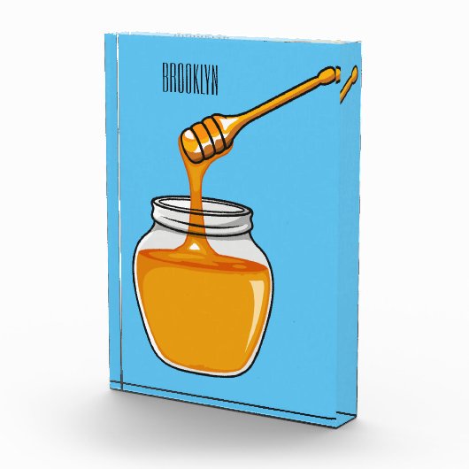 Afbeelding honingcartoon fotoblokken (Rechts)