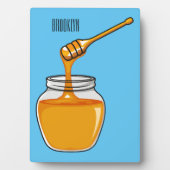 Afbeelding honingcartoon fotoplaat (voorkant)