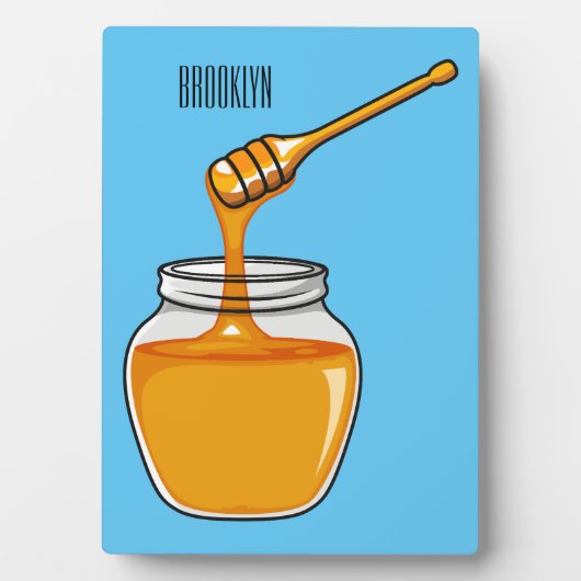 Afbeelding honingcartoon fotoplaat (voorkant)