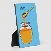 Afbeelding honingcartoon fotoplaat (Zijkant)