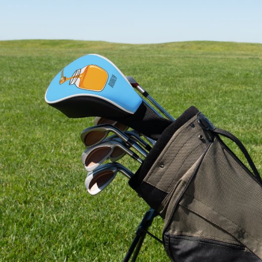 Afbeelding honingcartoon golfheadcover (Insitu)