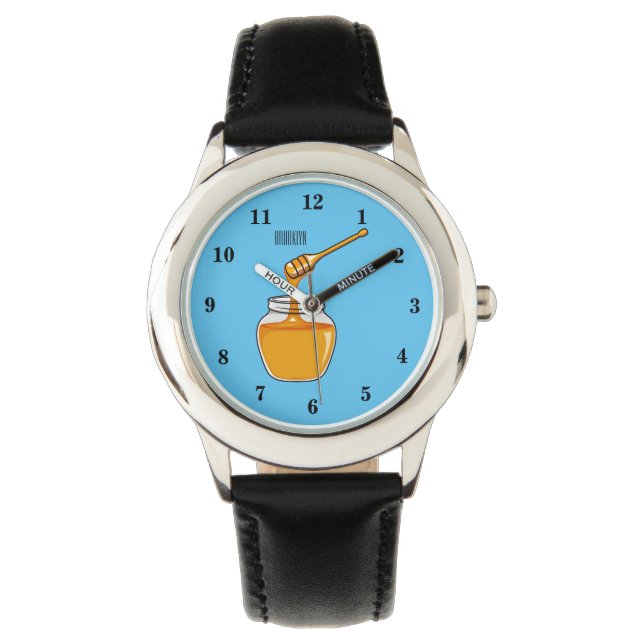 Afbeelding honingcartoon horloge (Voorkant)