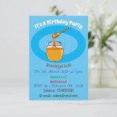 Afbeelding honingcartoon kaart (Staand voorkant)