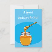 Afbeelding honingcartoon kaart (Achterkant)