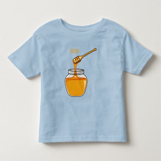 Afbeelding honingcartoon kinder shirts (Voorkant)