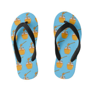 Afbeelding honingcartoon kinder teenslippers