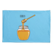 Afbeelding honingcartoon kussensloop (Achterkant)