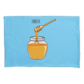 Afbeelding honingcartoon kussensloop (Voorkant)