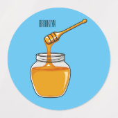 Afbeelding honingcartoon labels (Design 1)