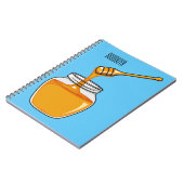 Afbeelding honingcartoon notitieboek (Linkerzijde)