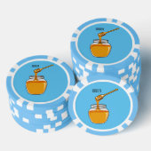 Afbeelding honingcartoon poker chips (Opstapeling)