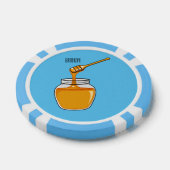 Afbeelding honingcartoon poker chips (Enkel)