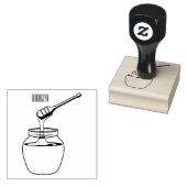 Afbeelding honingcartoon rubberstempel (Gestempeld)