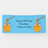 Afbeelding honingcartoon spandoek (Horizontaal)