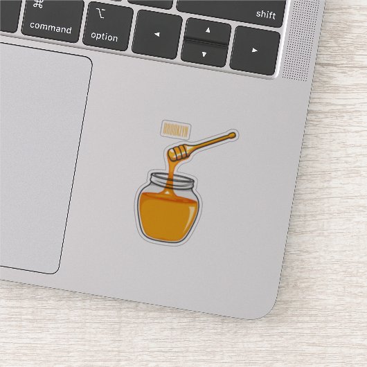 Afbeelding honingcartoon sticker (Detail)