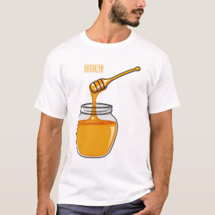 Afbeelding honingcartoon t-shirt