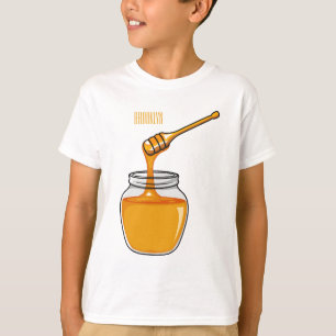 Afbeelding honingcartoon t-shirt