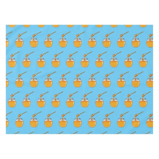 Afbeelding honingcartoon tafelkleed (Voorkant (Horizontaal))