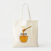 Afbeelding honingcartoon tote bag (Voorkant)