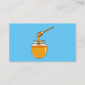 Afbeelding honingcartoon visitekaartje (Achterkant)