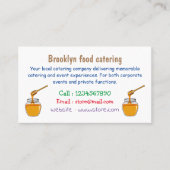 Afbeelding honingcartoon visitekaartje (Voorkant)