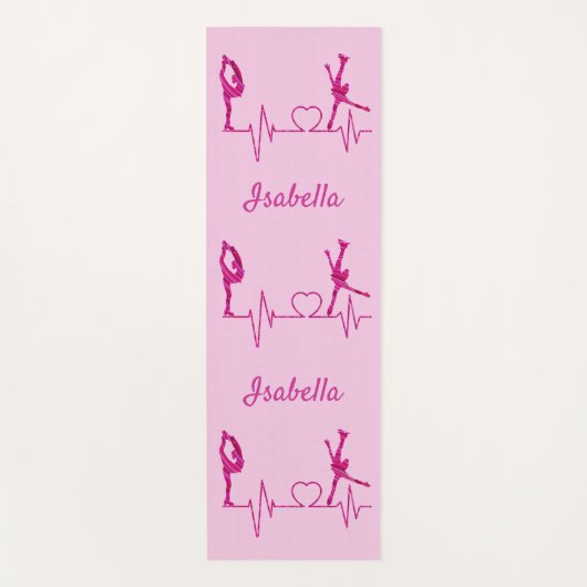 Afbeelding Huidroze zwenkroos met jogasje Yogamat (Voorkant)