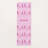 Afbeelding Huidroze zwenkroos met jogasje Yogamat (Achterkant)