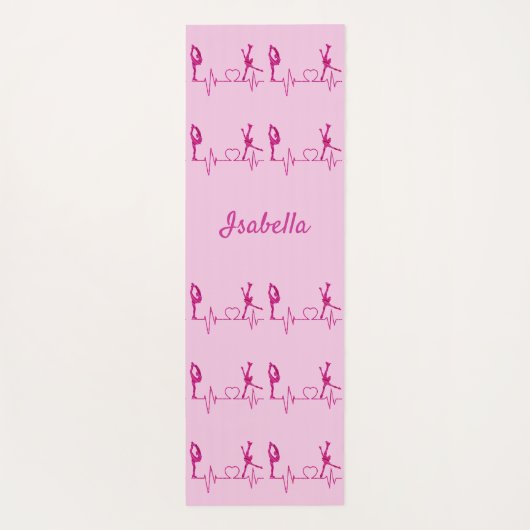 Afbeelding Huidroze zwenkroos met jogasje Yogamat (Achterkant)