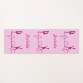 Afbeelding Huidroze zwenkroos met jogasje Yogamat (Voorkant (horizontaal))