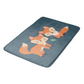 Afbeelding illustratie van Oranje kossen Badmat (Gekanteld)