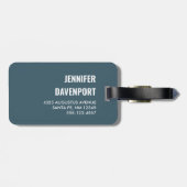 Afbeelding illustratie van Oranje kossen Bagagelabel (Achterkant horizontaal)