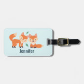 Afbeelding illustratie van Oranje kossen Bagagelabel (Voorkant horizontaal)