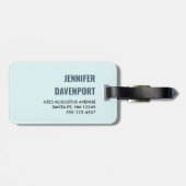 Afbeelding illustratie van Oranje kossen Bagagelabel (Achterkant horizontaal)