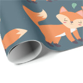 Afbeelding illustratie van Oranje kossen Cadeaupapier (Rol Hoek)