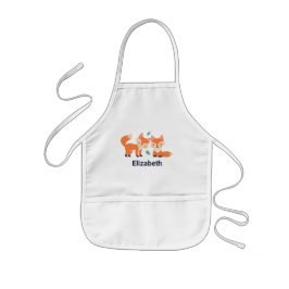 Afbeelding illustratie van Oranje kossen Kinder Schort